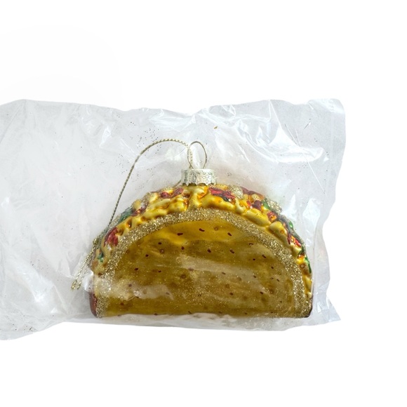 Old World Christmas - Glass Blown Taco Ornament 🌮 - Picture 3 of 4